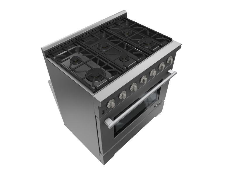 NXR LS 36in 6 Burners 4cu ft Convection Oven Freestanding Gas Range