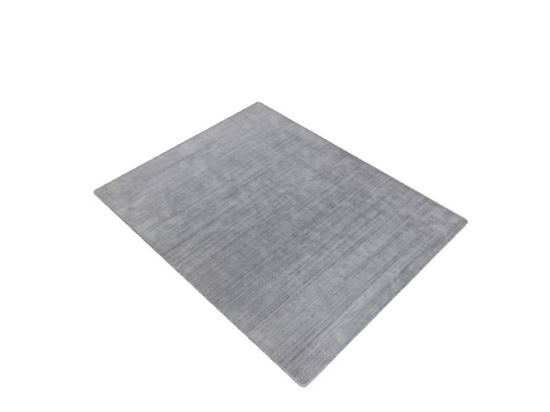 allen + roth Tately 8 x 10 Dark Grey Indoor Solid Industrial Area Rug at