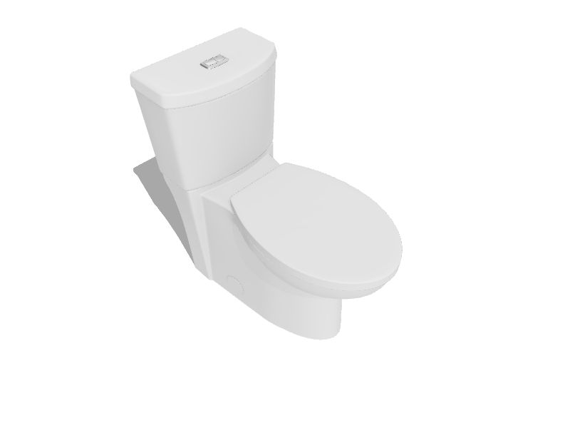 American Standard Studio White Dual Flush Elongated Chair Height 2