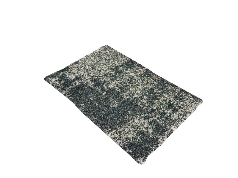 allen + roth Echolyn 2 x 3 Charcoal Indoor Solid Industrial Throw Rug at