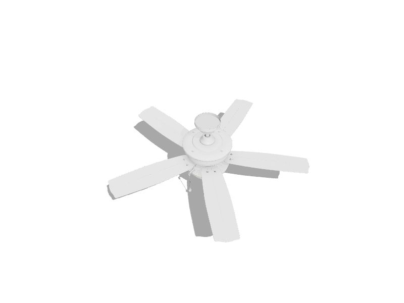 Harbor Breeze Echolake 52in White LED Indoor/Outdoor Downrod or Flush