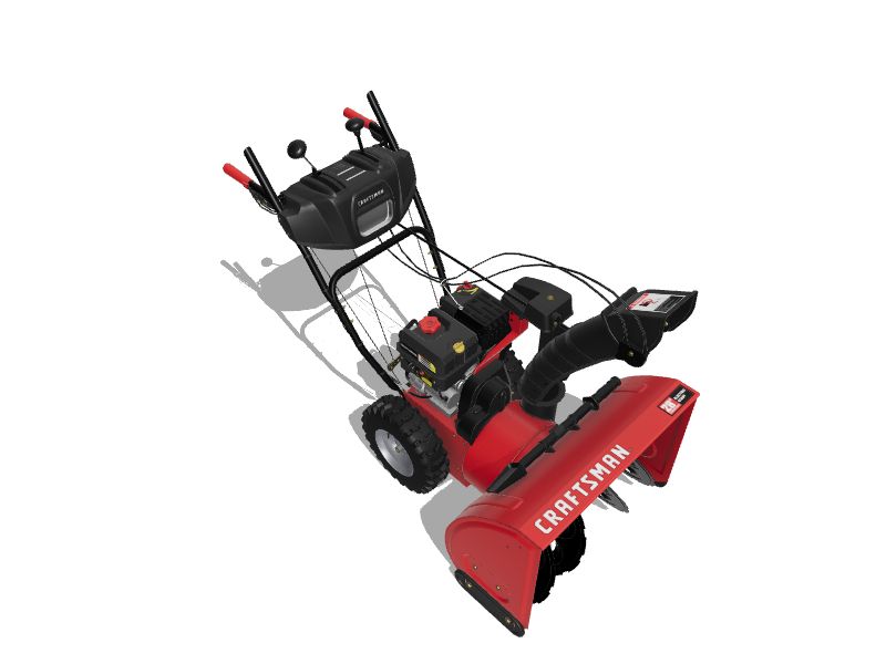 CRAFTSMAN SB470 28in Twostage Selfpropelled Gas Snow Blower in the