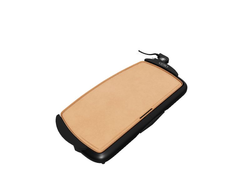 BELLA 20in L x 10.5in W 1500Watt Black and Copper Electric Griddle