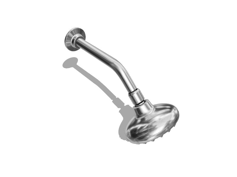 KOHLER Enlighten Polished Chrome 4.75in Round Fixed Shower Head 1.75