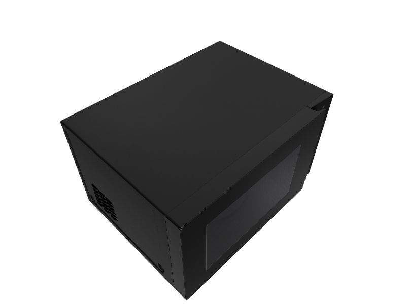 LG 1.2cu ft 1200Watt Countertop Microwave (Smooth Black) in the