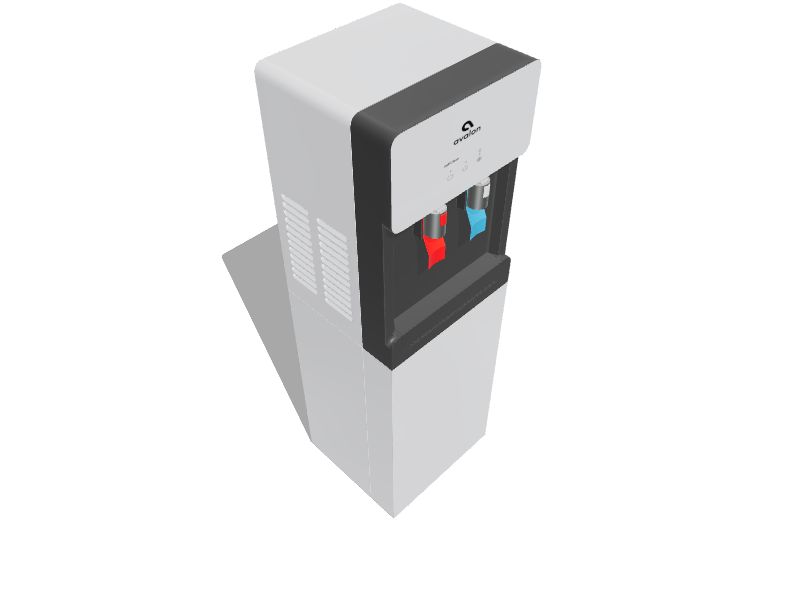 Avalon White Bottomloading Cold and Hot Water Cooler in the Water