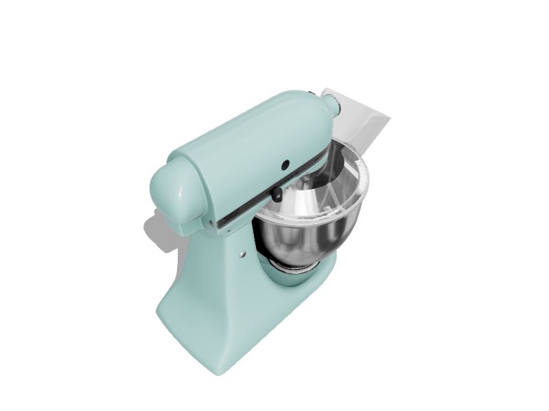 KitchenAid 5Quart 10Speed Aqua Sky Residential Stand Mixer in the