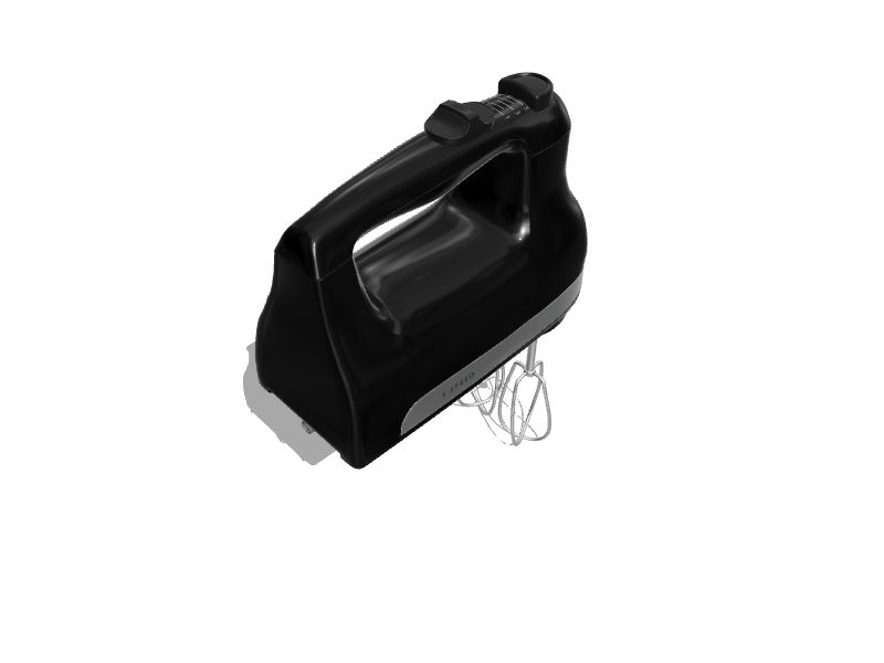 KitchenAid 60in Cord 5Speed Black Hand Mixer at