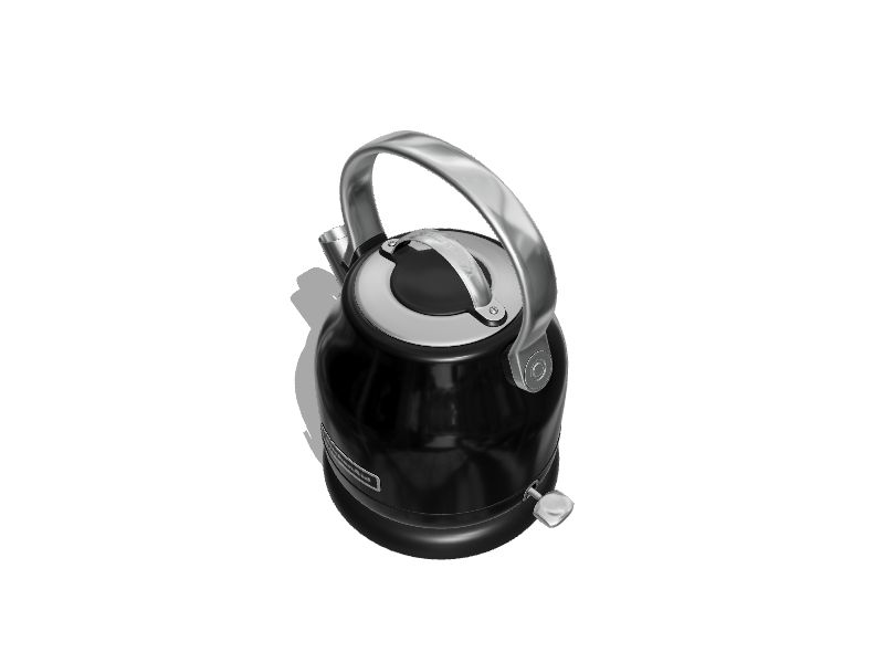 KitchenAid Onyx Black 5Cup Corded Manual Electric Kettle in the Water