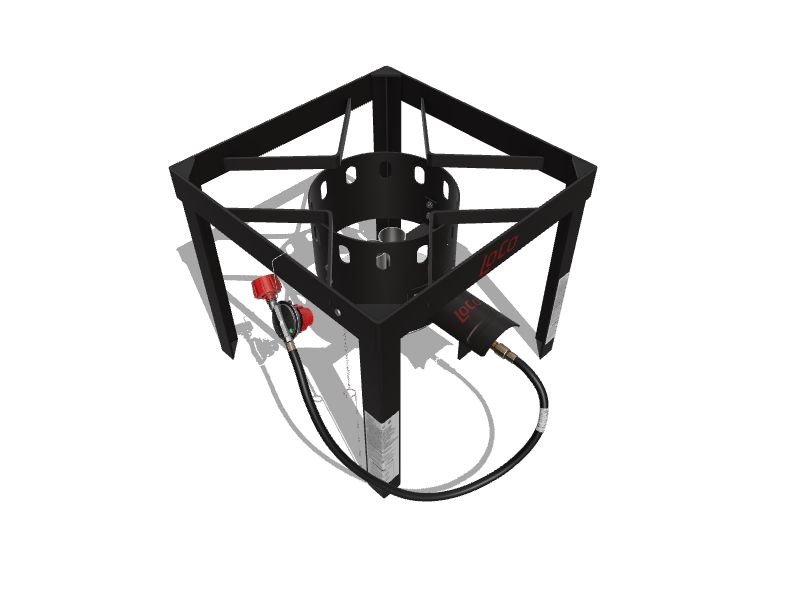 LoCo COOKERS Double jet cooker 2Burners Propane 20lb Cylinder Manual