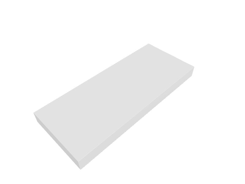 Boston Loft Furnishings White Floating Shelf 36in L x 10in D (1