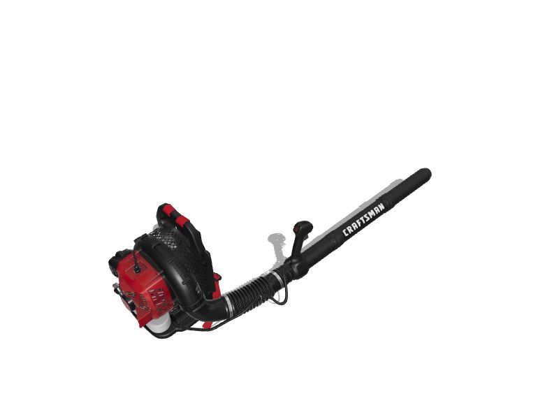 CRAFTSMAN 46cc 2cycle 490CFM 220MPH Gas Backpack Leaf Blower in the