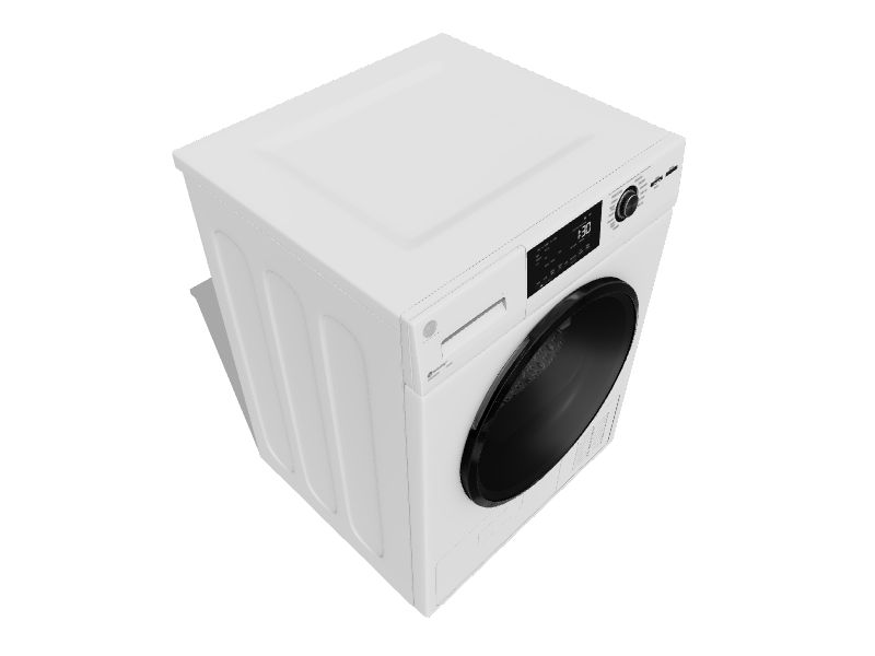 GE 4.1cu ft Stackable Ventless Electric Dryer (White) in the Electric