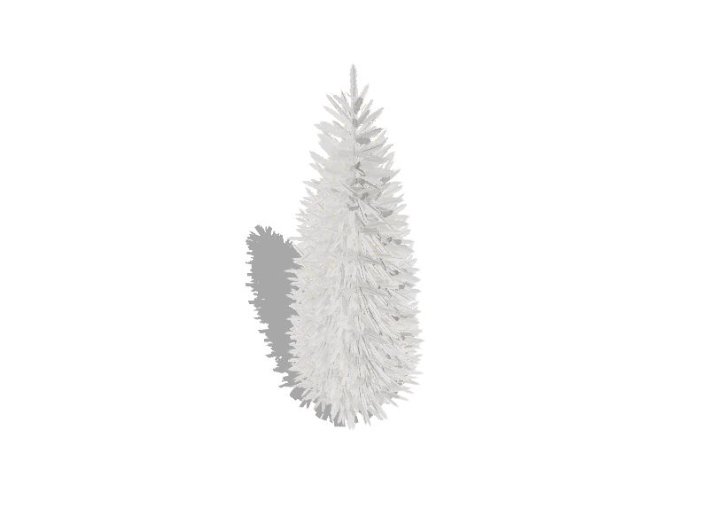 National Tree Company 6.5ft Kingswood Fir Prelit Kingswood Fir White