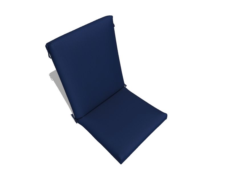 Arden Selections 20in x 20in Sapphire Leala Texture Patio Chair