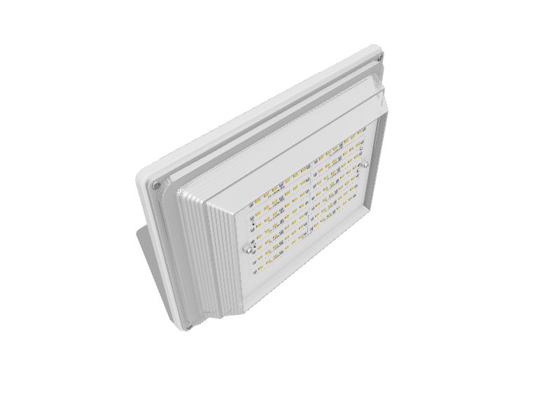 Amax Lighting 250-Watt EQ Hardwired Integrated LED White 1-Head Dusk-to
