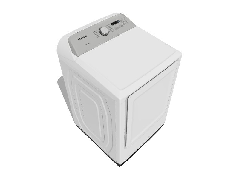 Samsung 7.4cu ft Electric Dryer (White) in the Electric Dryers