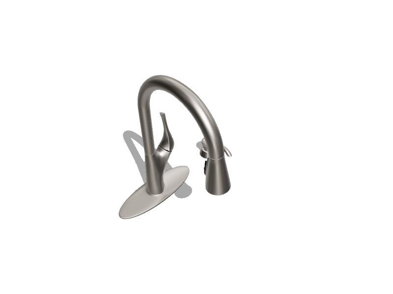 Delta Cason Spotshield Stainless Single Handle Pulldown Kitchen Faucet