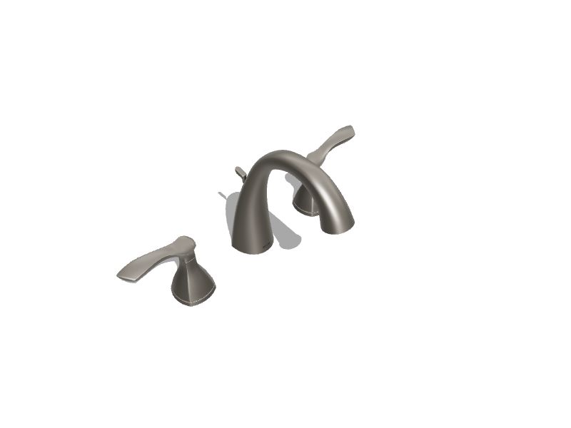 Delta Sandover Spotshield Brushed Nickel Widespread 2Handle WaterSense