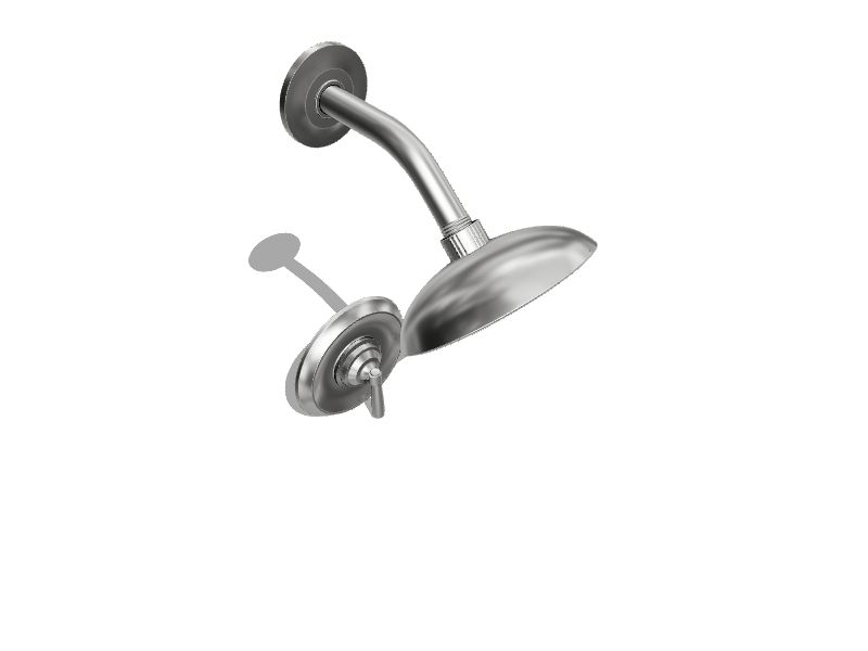 Moen Halle Spot Resist Brushed Nickel 1handle Single Function Round