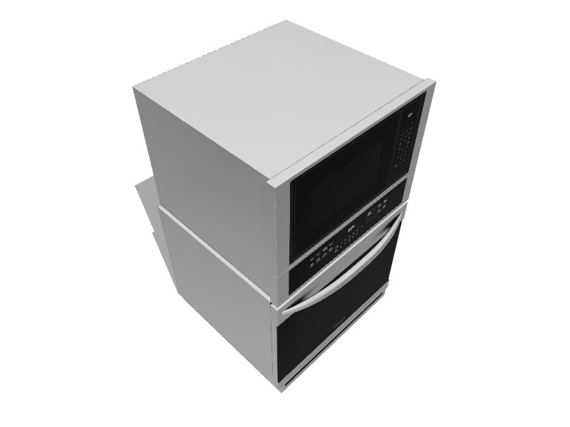 Frigidaire Gallery 27in SelfCleaning Convection European Element Microwave Wall Oven Combo