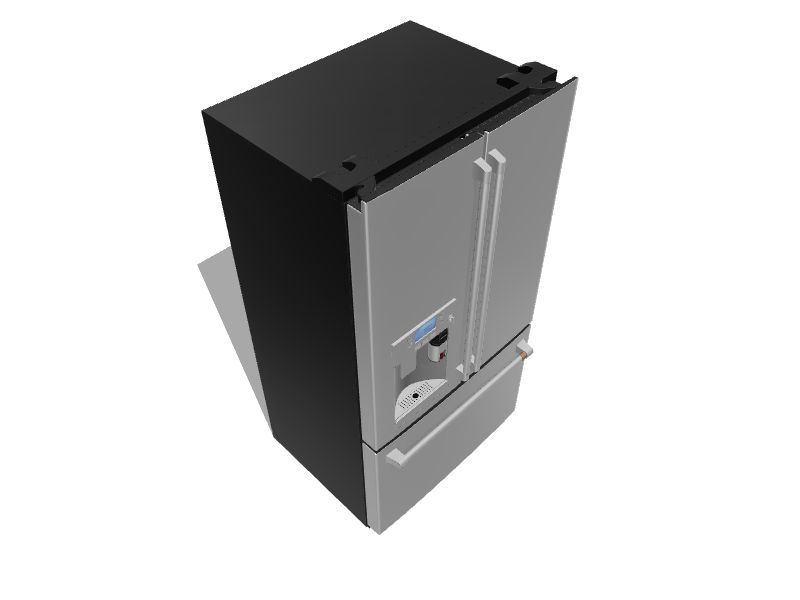 Cafe Keurig KCup Brewing System 22.2cu ft Counterdepth Smart French