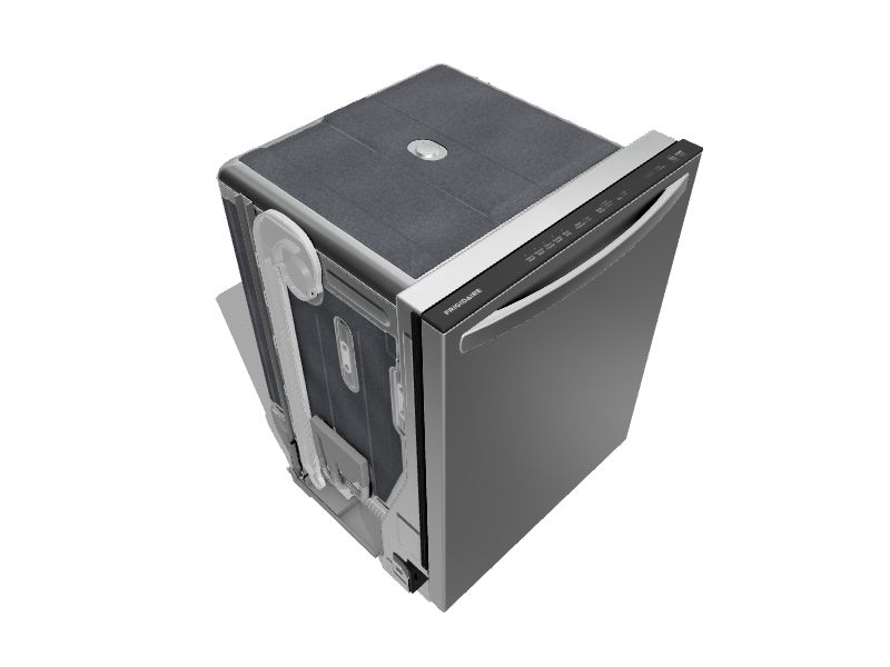 Frigidaire Top Control 24in BuiltIn Dishwasher (Easycare Stainless