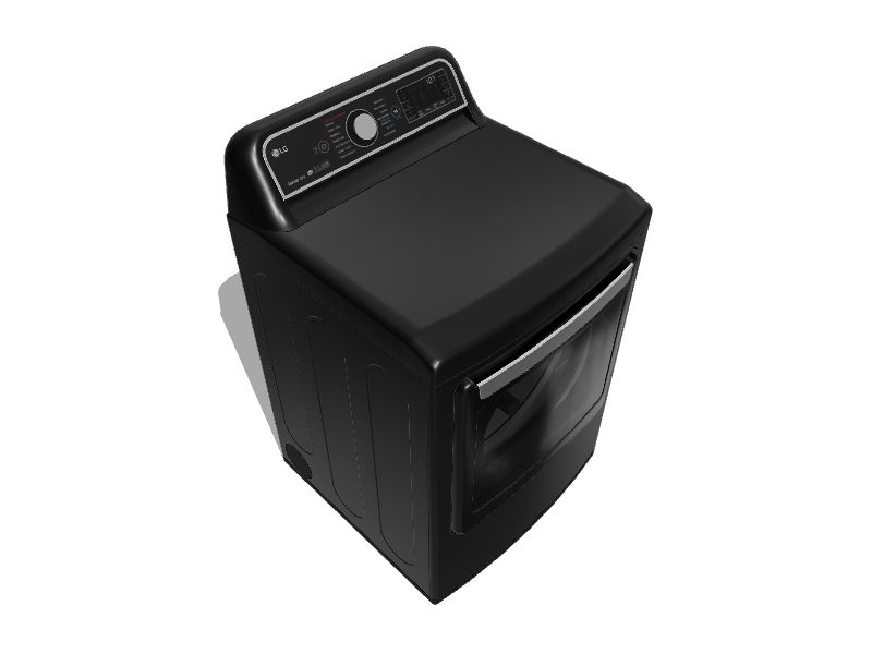 LG TurboSteam Smart WiFi Enabled 7.3cu ft Steam Cycle Smart Gas Dryer