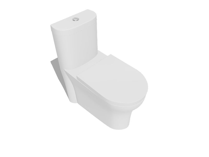 Swiss Madison Monaco Glossy White Dual Flush Elongated Chair Height