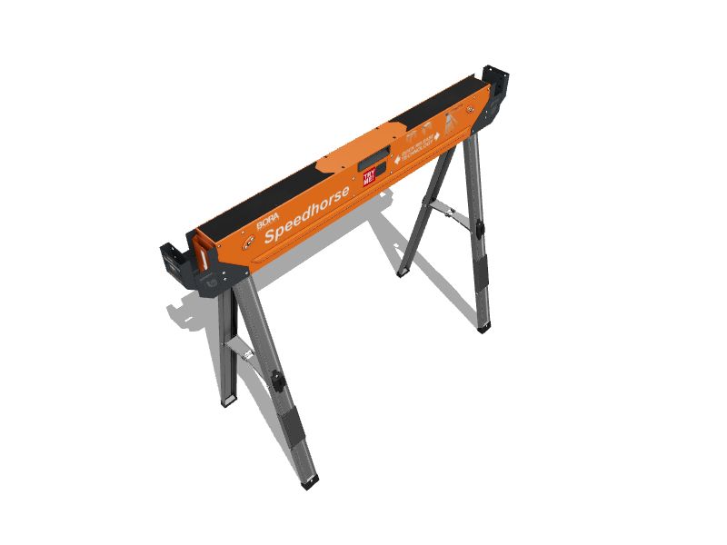 BORA Speedhorse 2Pack 3.25in W x 30in H Steel Saw Horse (1500lb