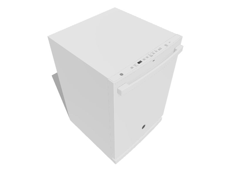 GE Dry Boost Top Control 24in BuiltIn Dishwasher (White) ENERGY STAR