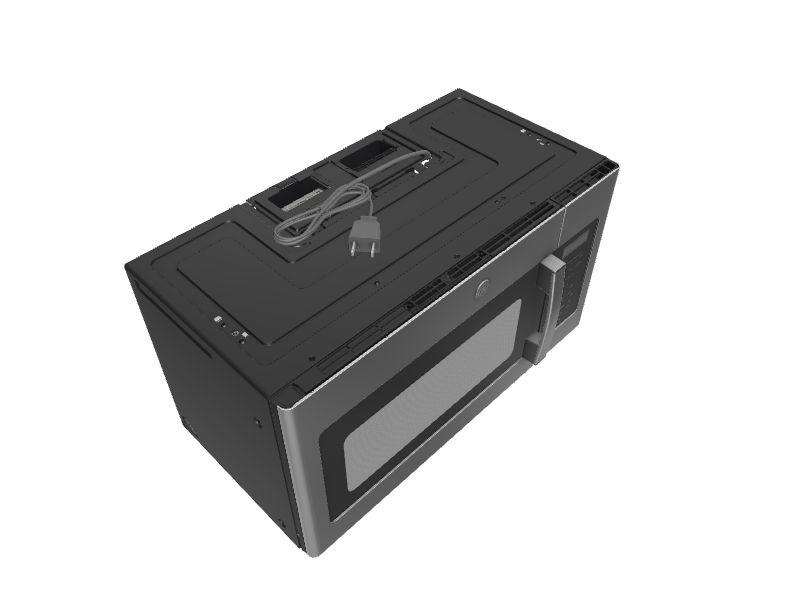 GE 1.7cu ft 1000Watt OvertheRange Microwave with Sensor Cooking