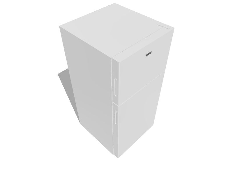 Hotpoint 15.6cu ft TopFreezer Refrigerator (White) in the TopFreezer