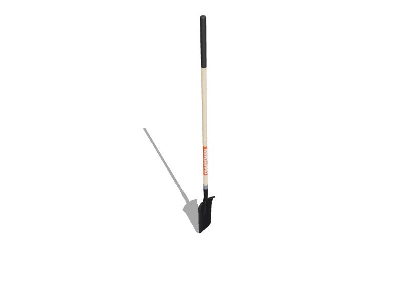 CRAFTSMAN 48in Wood Handle Drain Spade in the Shovels & Spades