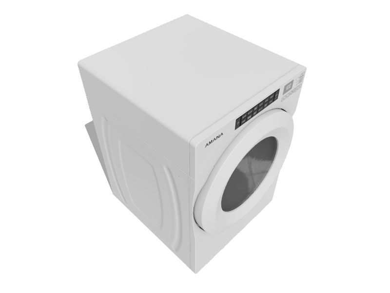 Amana 7.4cu ft Stackable Electric Dryer (White) ENERGY STAR in the