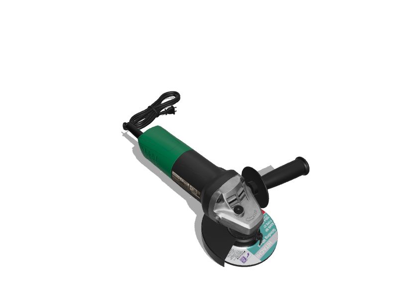Metabo HPT 4.5-in 6.2 Amps-Amp Sliding Switch Corded Angle Grinder in