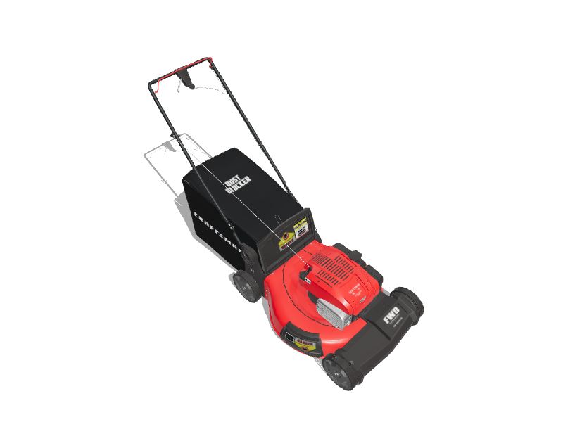 CRAFTSMAN M260 Vertical Storage 163-cc 21-in Gas Self-propelled Lawn