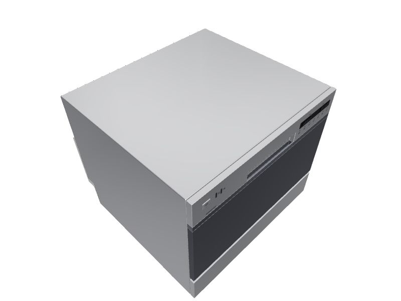 EdgeStar 21.63in Portable Countertop Dishwasher (Metallic Look), 52