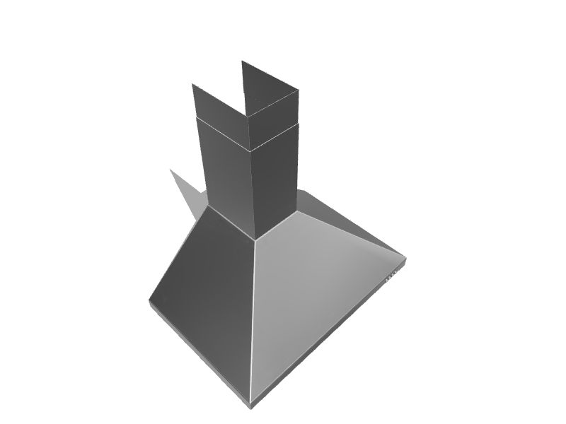 Whirlpool 30in Convertible Stainless Steel WallMounted Range Hood in