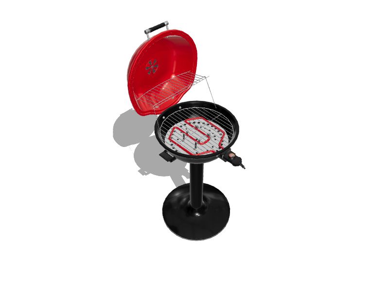 Better Chef 700Watt Red Infrared Electric Grill in the Electric Grills