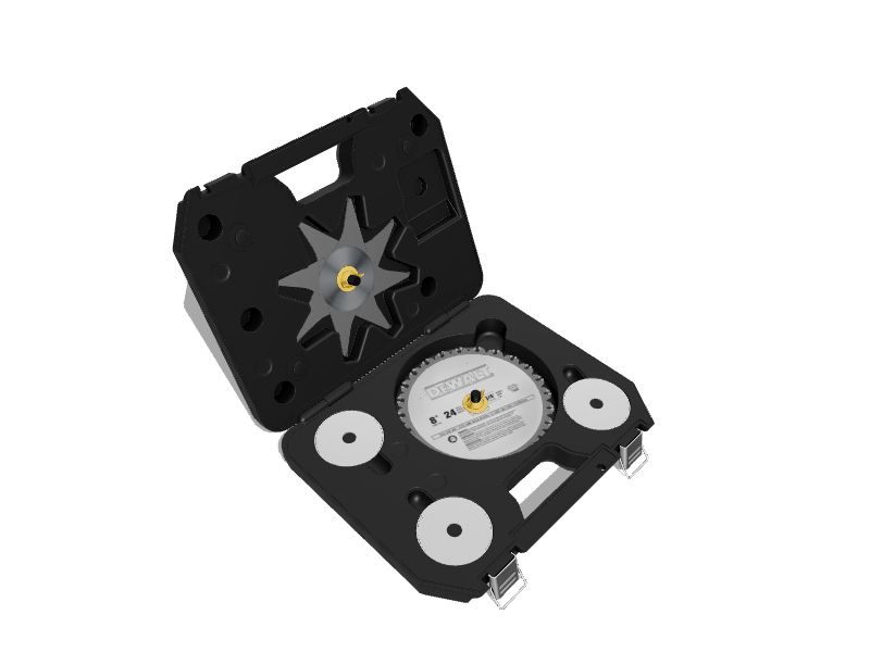 DEWALT 8in 24Tooth Fine Finish Carbide Dado Table Saw Blade in the