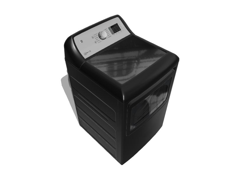 GE 7.4cu ft Electric Dryer (Diamond Gray) ENERGY STAR at