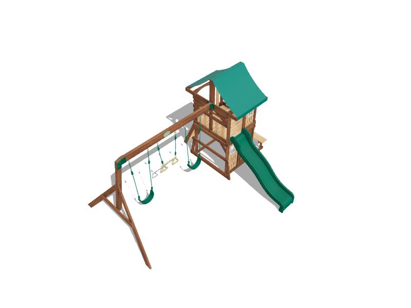 Backyard Discovery Lakewood Wooden Playset Residential Wood Playset