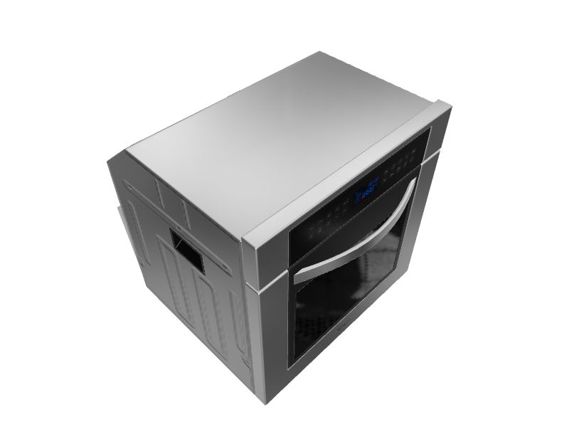 Empava 24in Convection Single Electric Wall Oven (Stainless Steel) at