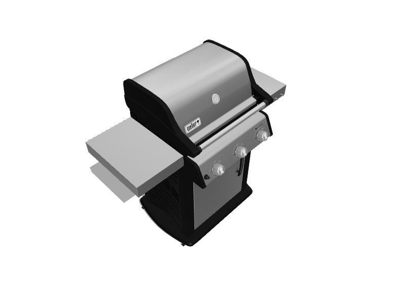 er Spirit S315 Stainless Steel 3Burner Liquid Propane Gas Grill in