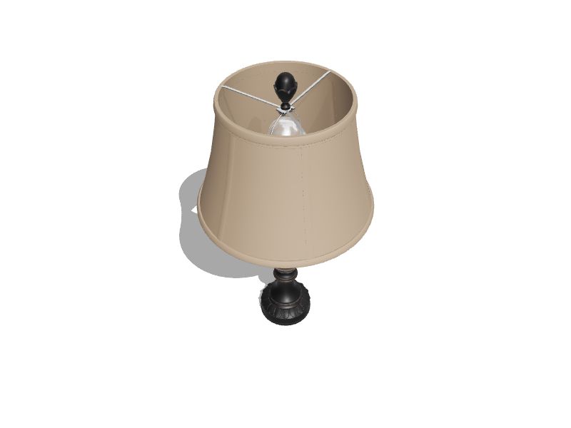 Decor Therapy Huntington 25in Bronze Rotary Socket Table Lamp with