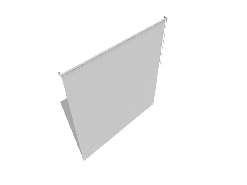 Project Source 96in x 96in White Light Filtering Cordless Indoor or