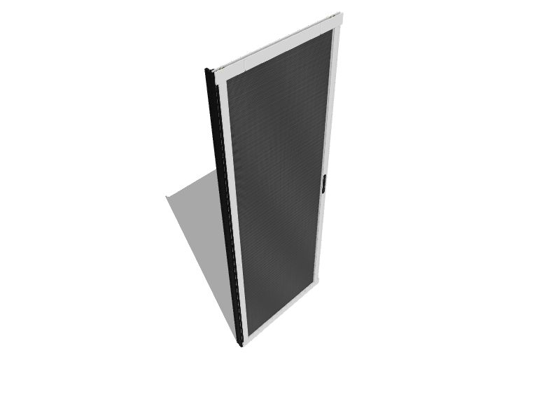 RELIABILT 30in x 80in White Aluminum Sliding Patio Screen Door at