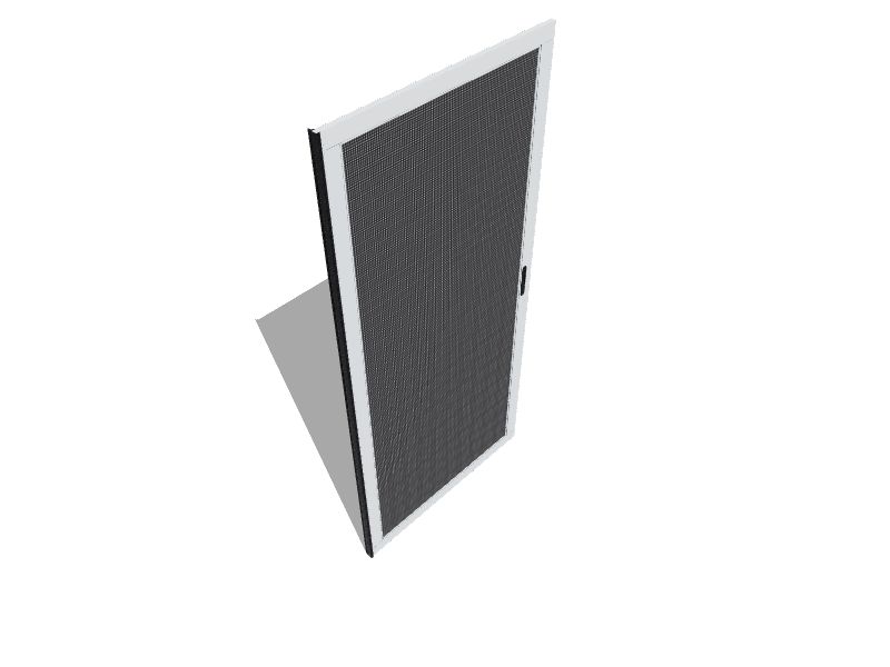 RELIABILT 36in x 80in White Aluminum Sliding Patio Screen Door at