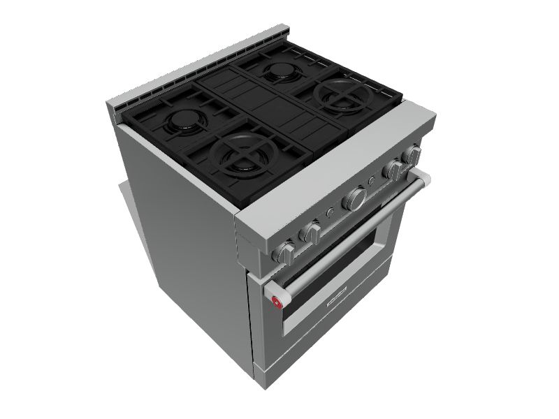 KitchenAid SMART Capable 30in 4 Burners 4.1cu ft Selfcleaning